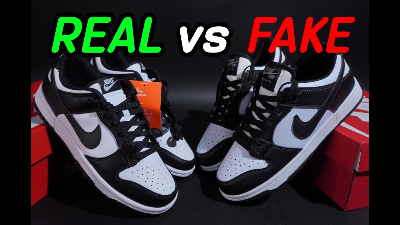22 จุดเช็ค วิธีดู NIKE DUNK LOW PANDA ของแท้ดูยังไง จุดไหนแท้ จุดไหนปลอม!