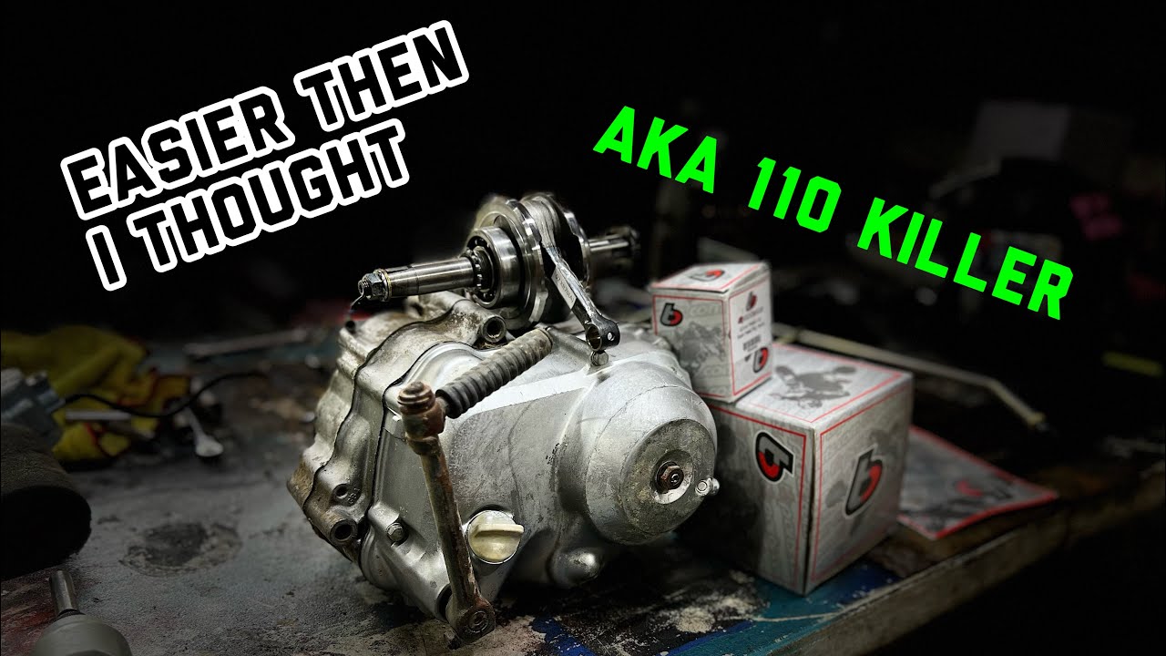 Honda XR 70 Installing crank and TB 88cc Big Bore kit