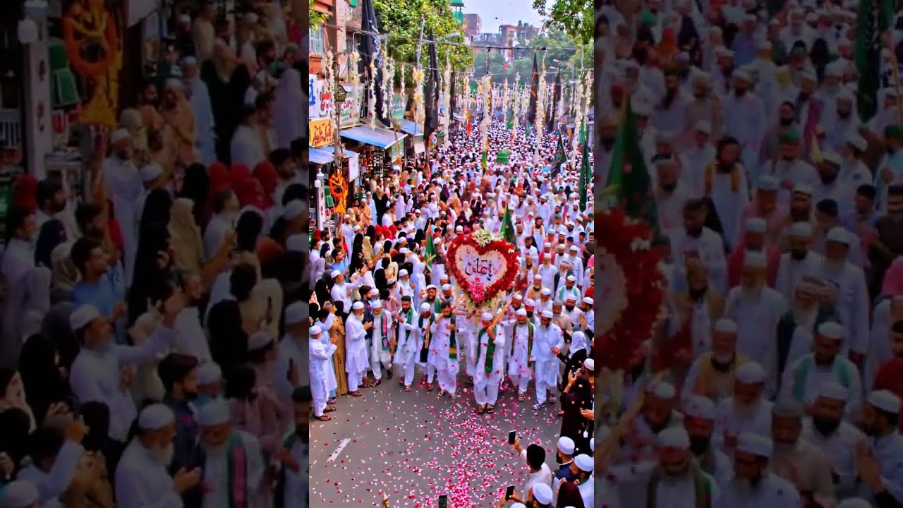 🌹 Ya Hussain ﷺ | Beautiful Muharram Procession 2026 | Rose Flower Decoration #Islamic #Status #Video