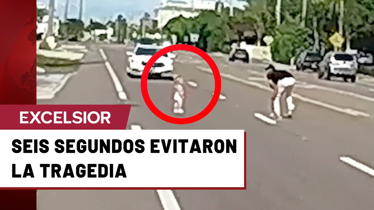 Conductor detiene el tráfico y rescata a dos niñas en carretera de Florida