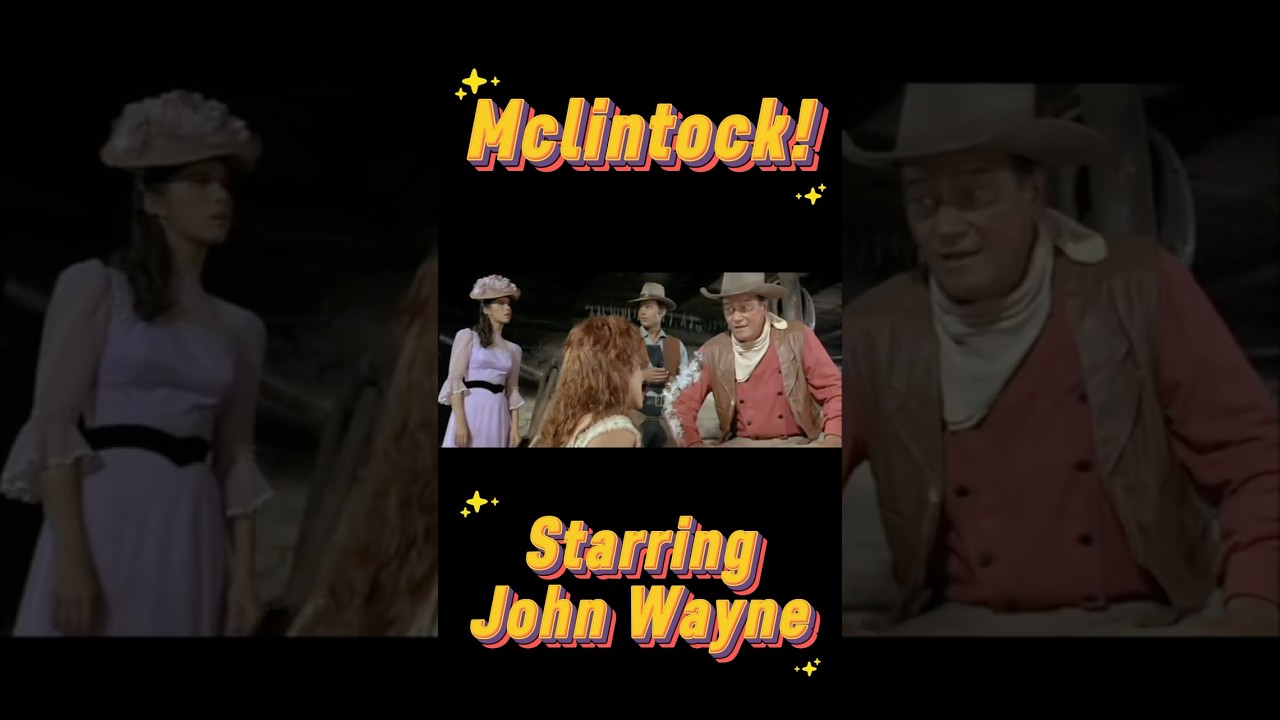 😂 John Wayne’s Most Talked-About Western Scene! | McLintock (1963) 