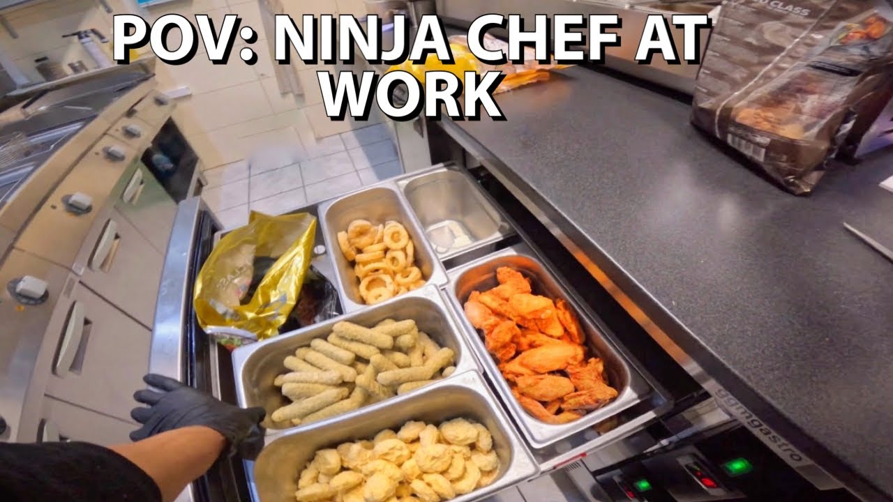 POV: NINJA CHEF AT WORK 🧑&zwj;🍳 🍔🍟🥓SUNDAY MORNING LUNCH RUSH INSIDE BURGER HYTTEN 🍟🍔