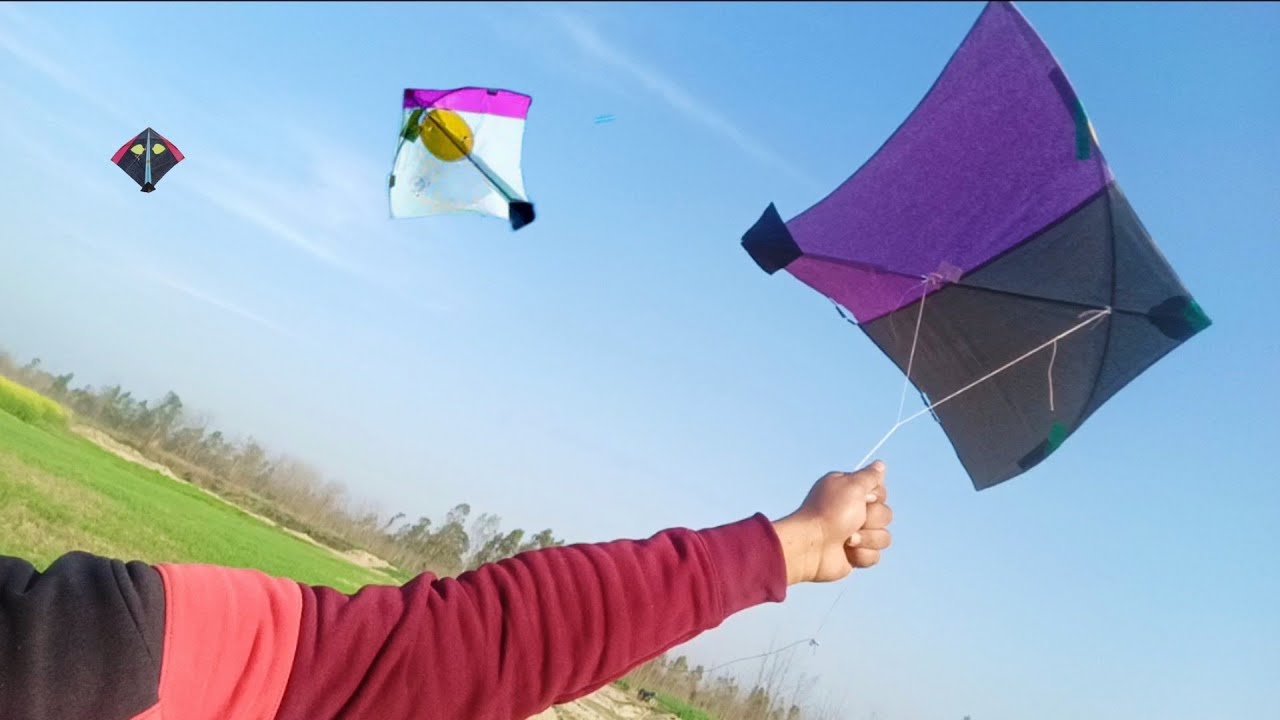 Kite looting from ground 😍 | bhot saari patang loot li | Kite |