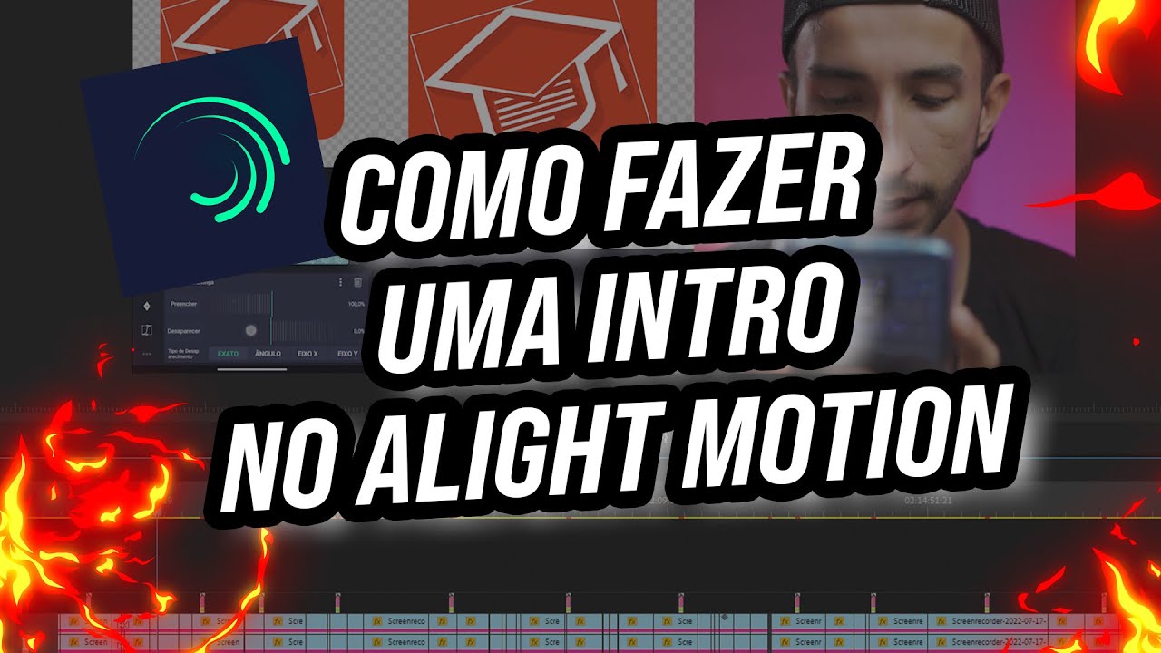 Como Criar uma Intro animada Minimalista - TUTORIAL ALIGHT MOTION