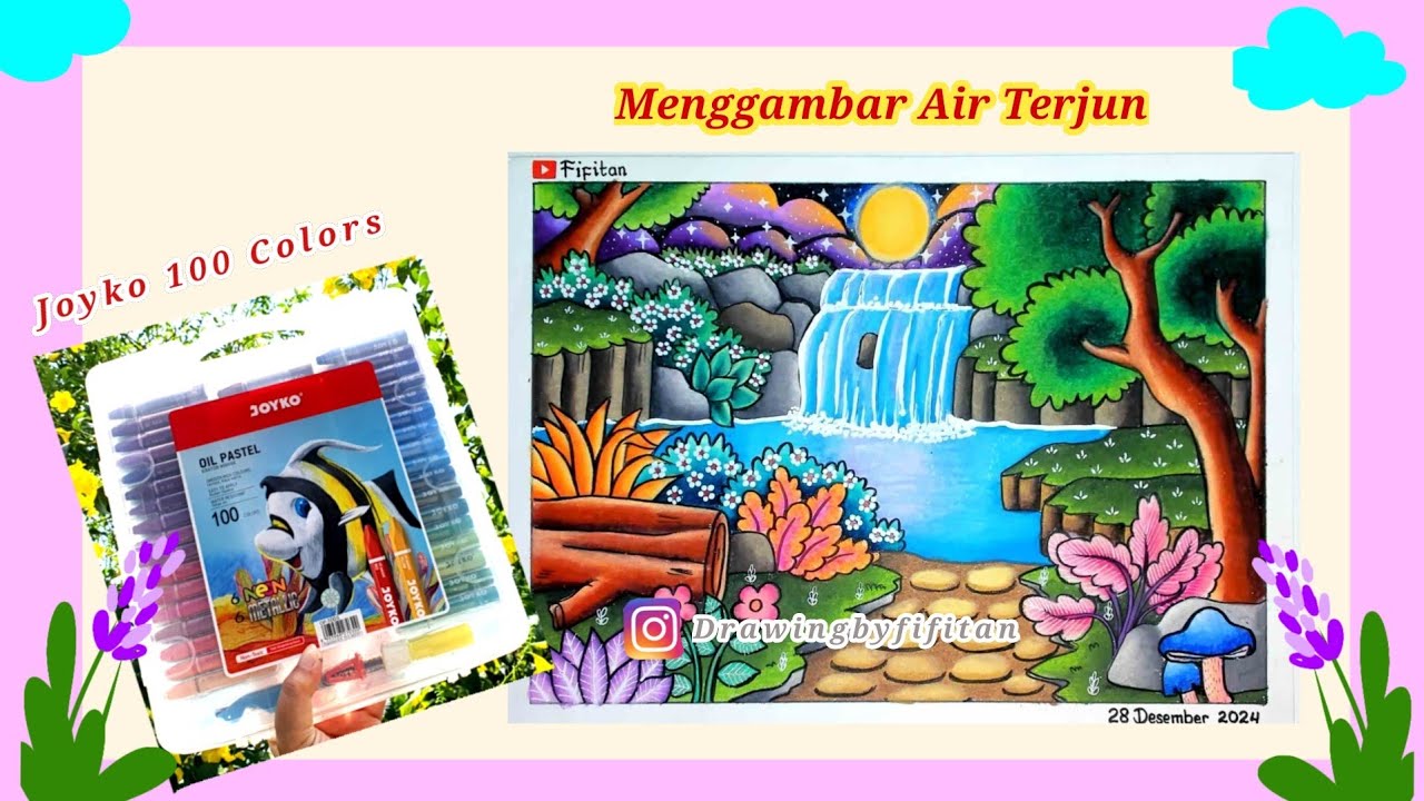 Menggambar AIR TERJUN  EP 582