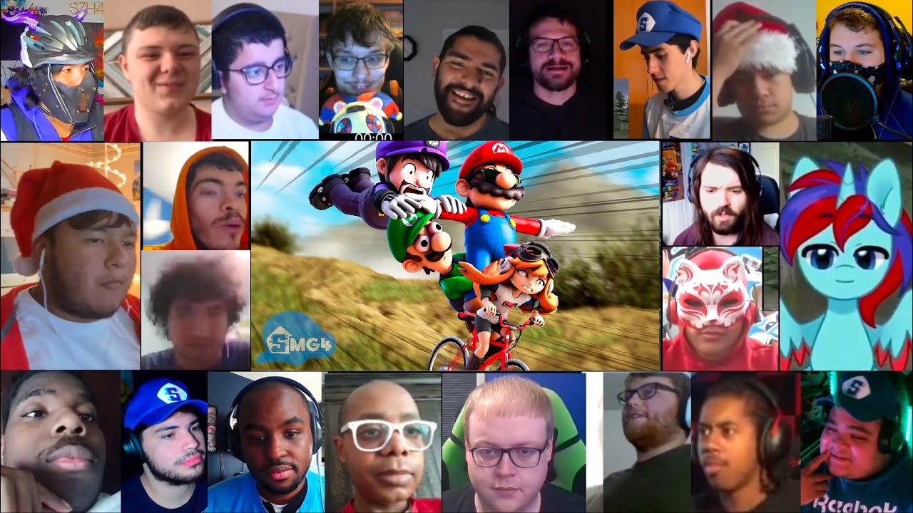 Mario's Bike Trip Reaction Mashup