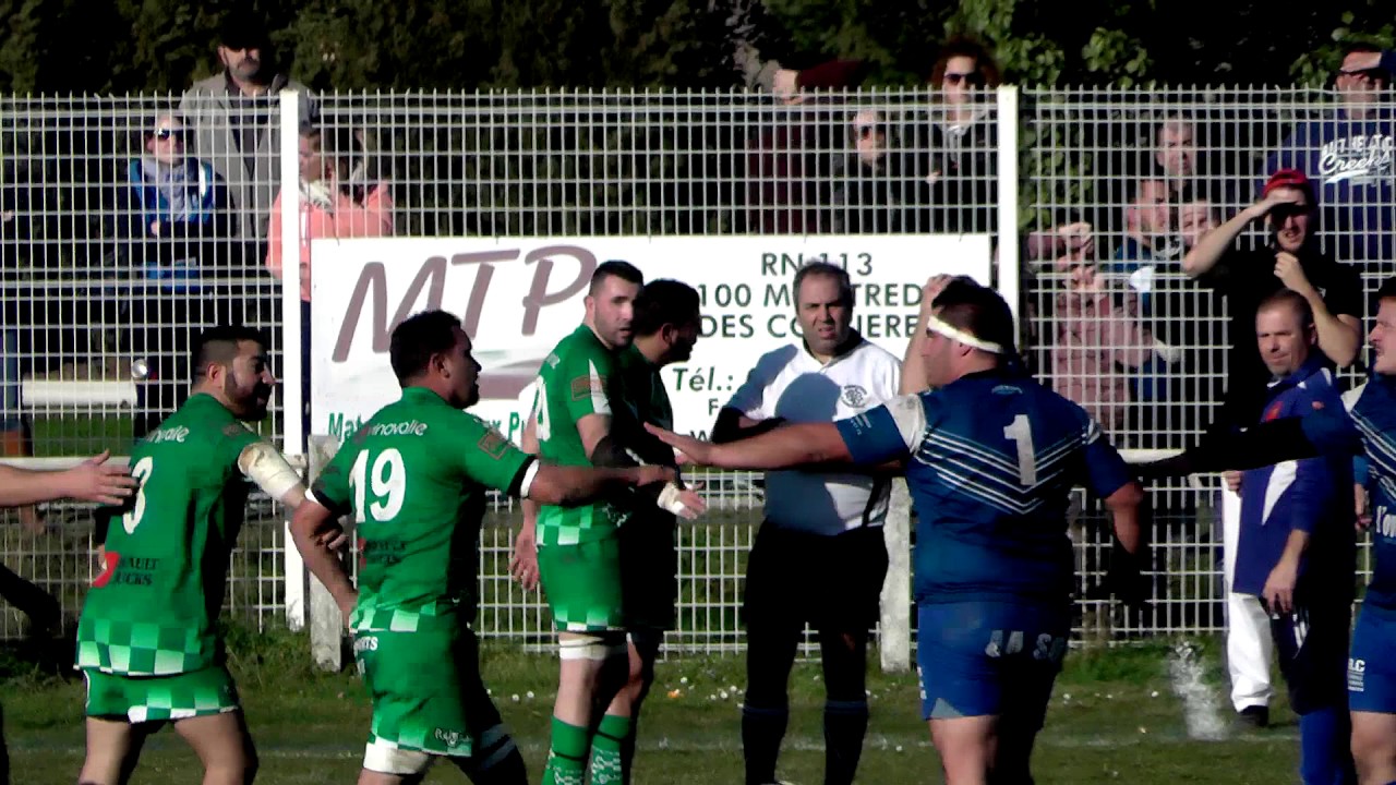 rugby quarante pezens match retour