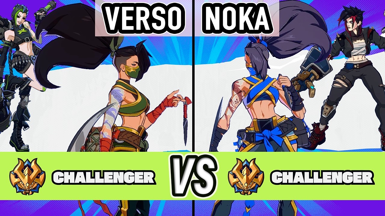 2XKO ▰ Verso (Akali / Jinx) vs Noka (Akali / Vi) ▰ High Level Gameplay