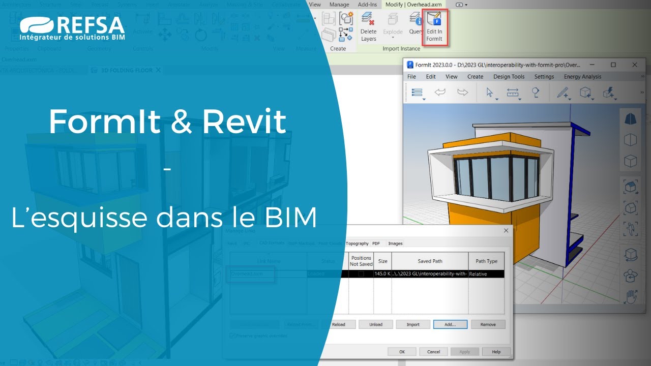 L'esquisse dans le BIM : Comprendre comment utiliser Formit et Revit