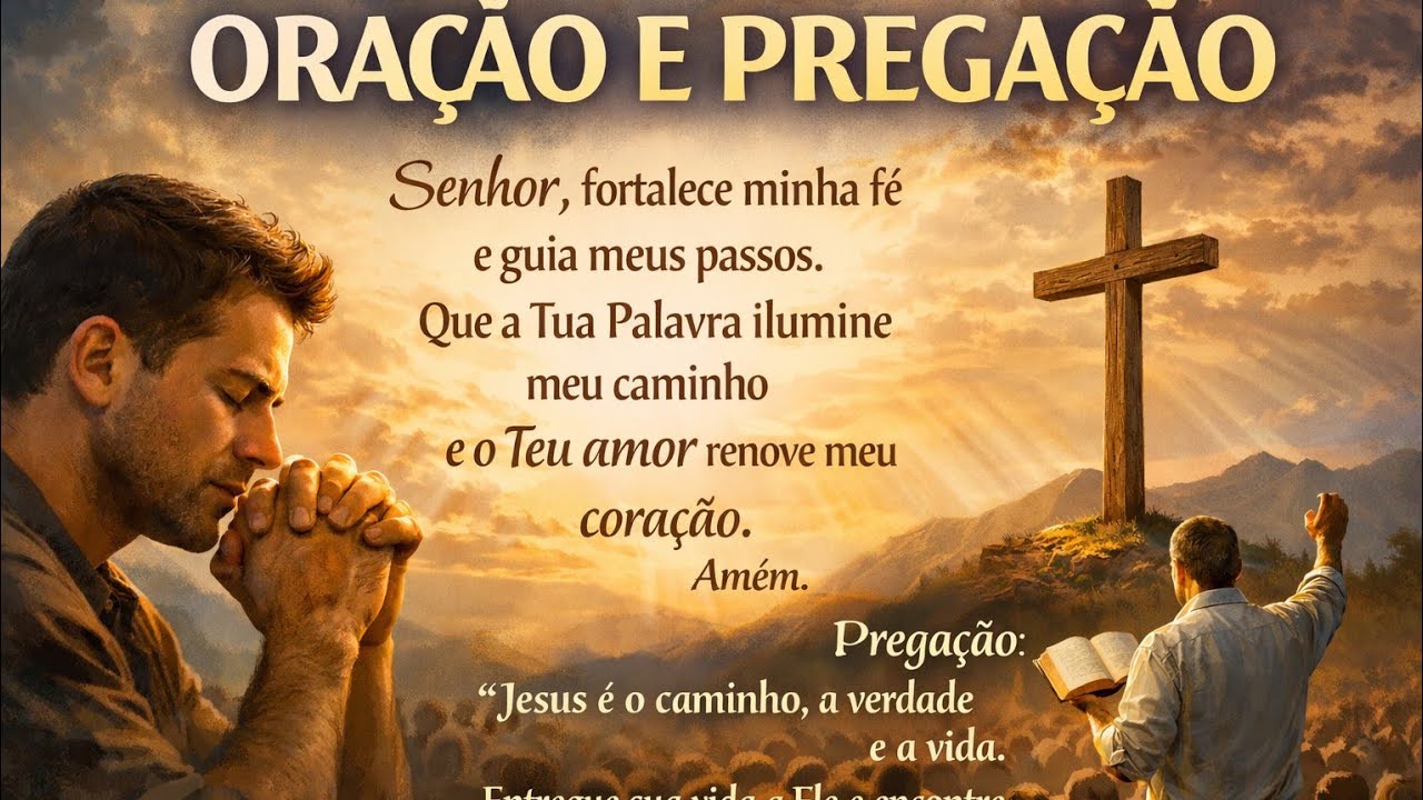 ORAÇÃO E PREGAÇÃO PODEROSA  QUE FORTALECE 2026.