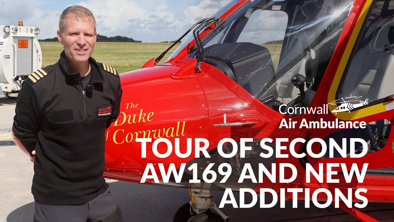 Tour Heli2 | AW169 Helicopter Tour with Cornwall Air Ambulance Pilot