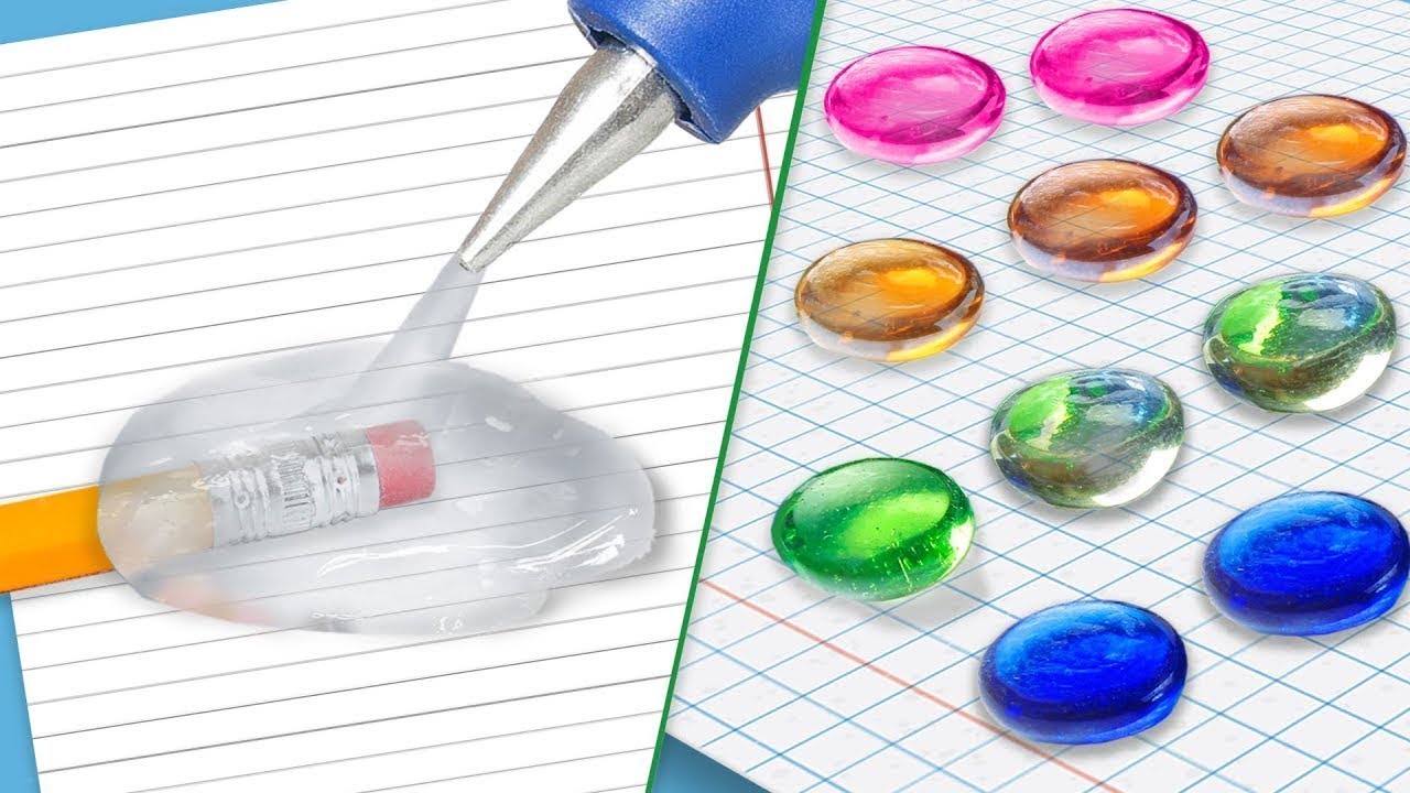 19 TRUCS &Eacute;TONNANTS &Agrave; FAIRE AVEC DE LA COLLE CHAUDE