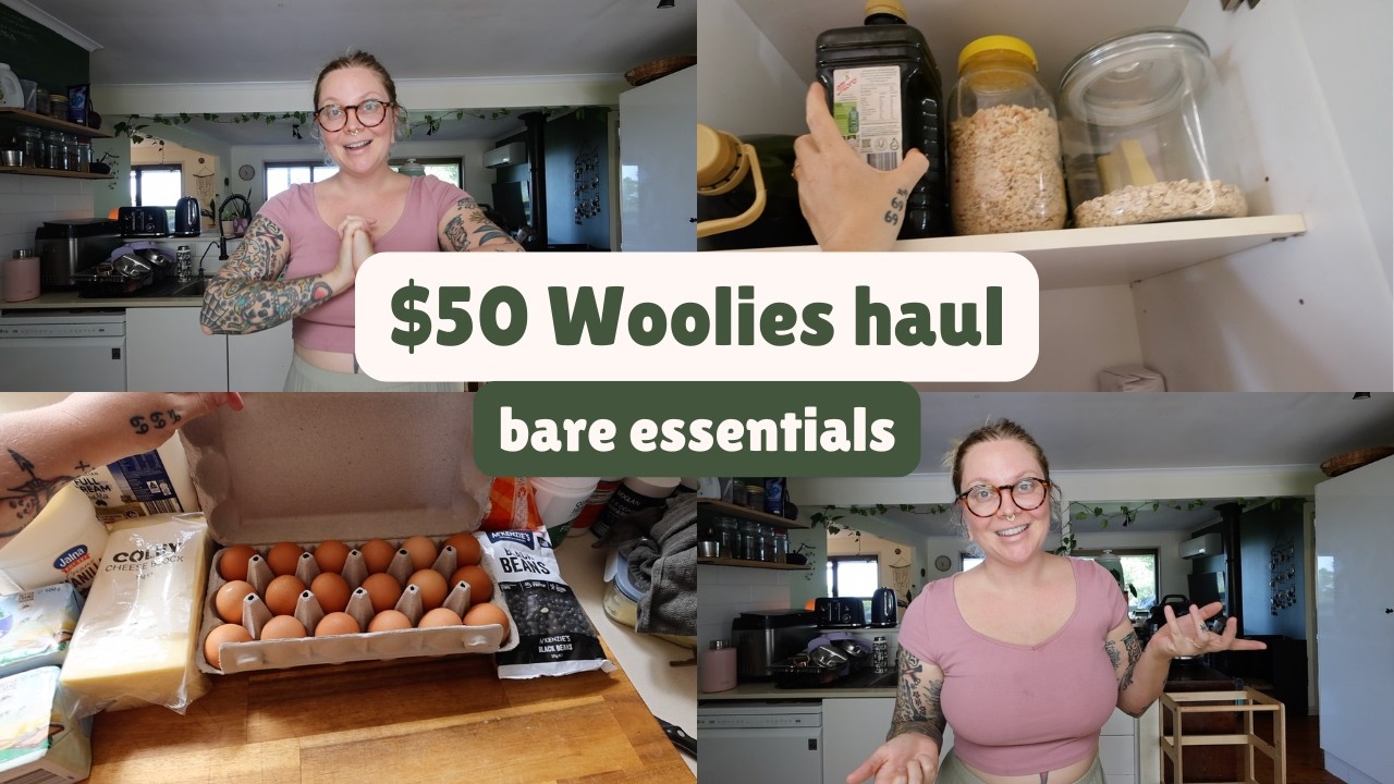 Бюджетные продукты - покупка в Woolies на 50 долларов