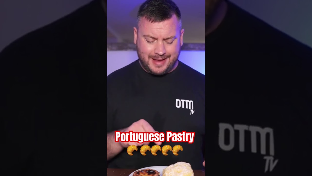 Portuguese Pastry #food #reaction #review #portugal #pastry #travelvlog