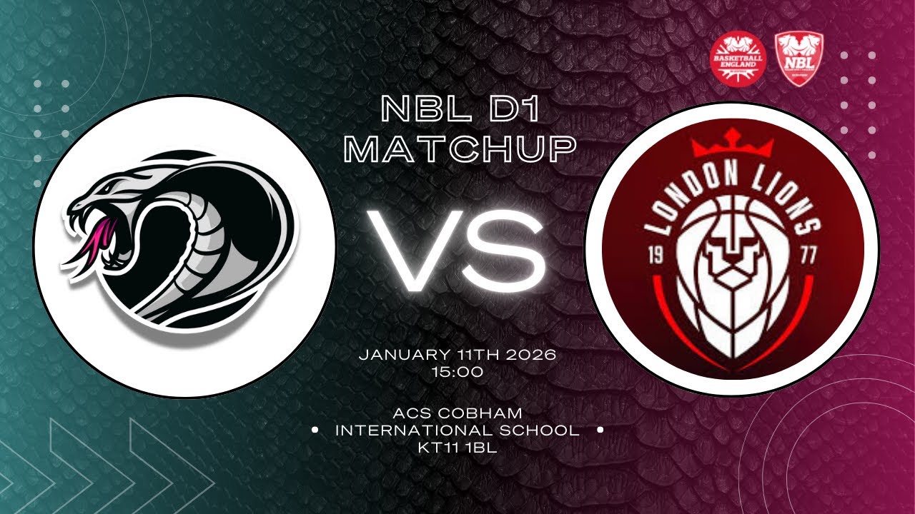 NBL 1 Cobham Cobras vs London Lions II