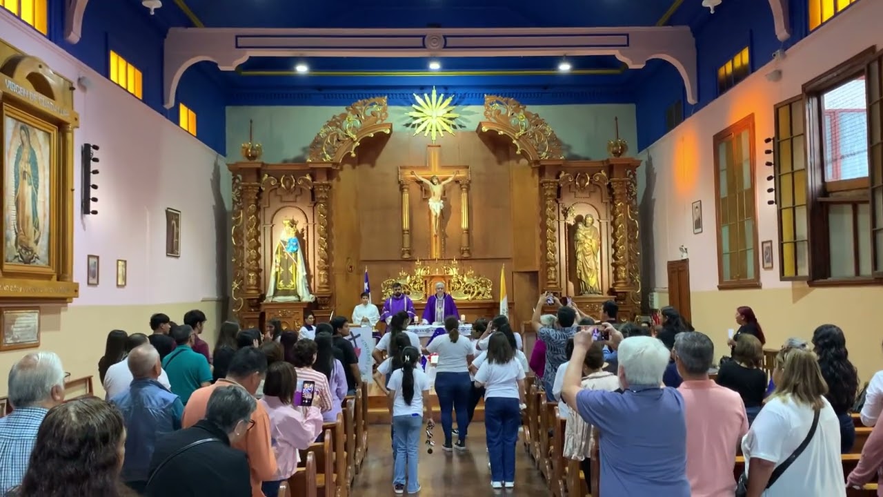 Saludo al Niño Dios Peregrino en la Parroquia San José 2025
