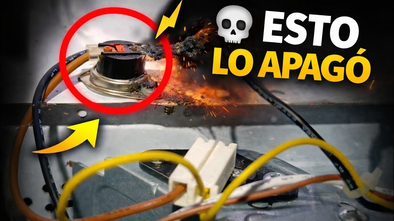 Microondas no enciende… lo abrí y encontré esto 🔥