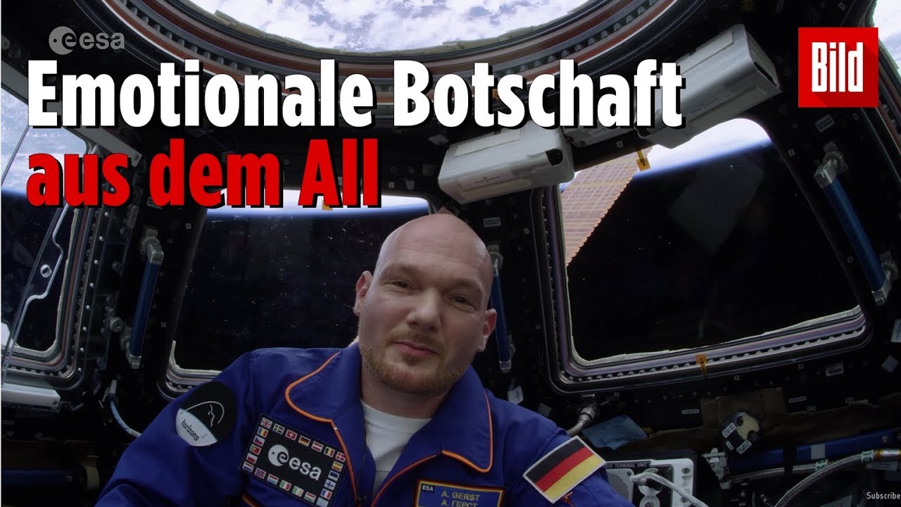 Alexander Gerst mit emotionaler Entschuldigung an Enkel | Video vor Rückkehr zur Erde | ENG Subs