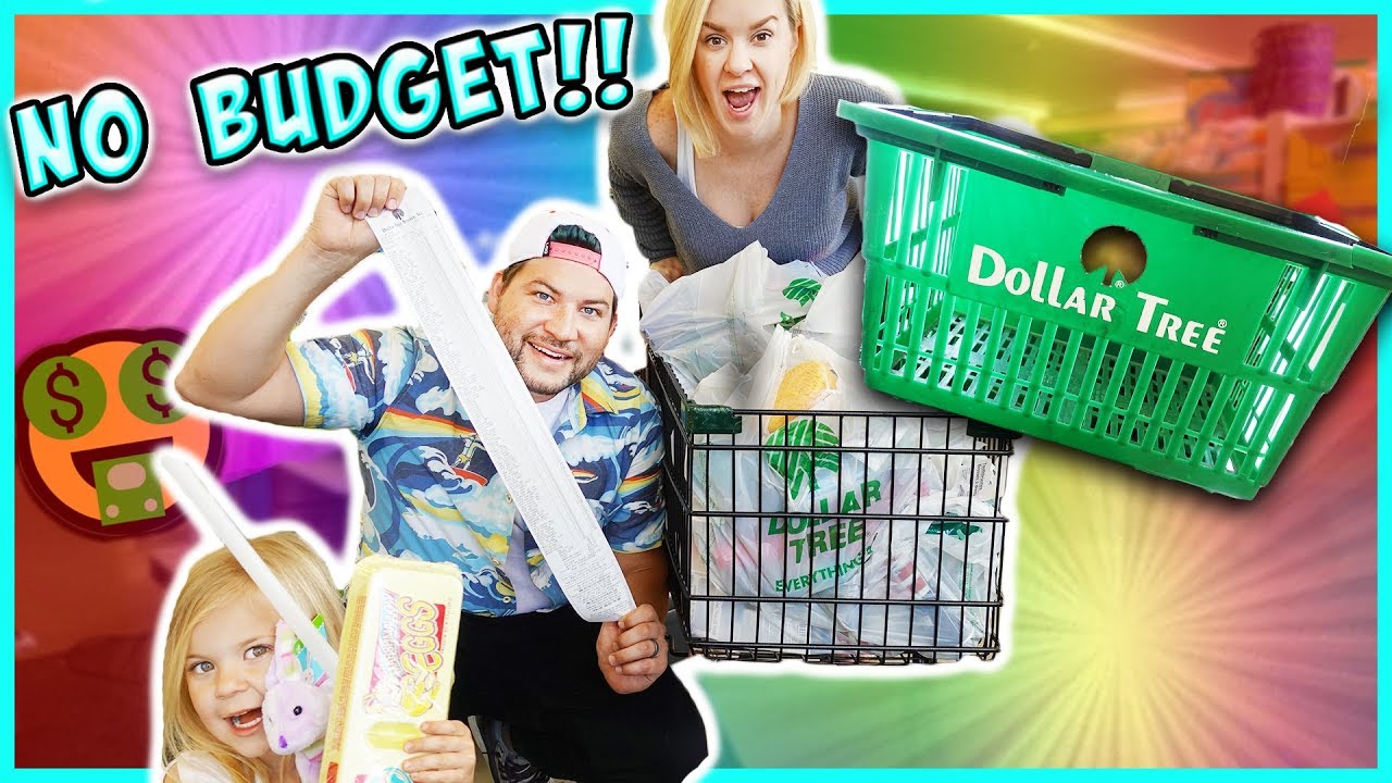 PARENTS DO THE NO BUDGET DOLLAR STORE CHALLENGE!!