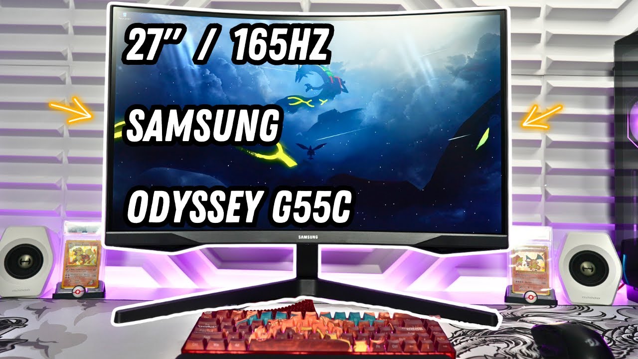 Обзор изогнутого игрового монитора Samsung Odyssey G55C 27