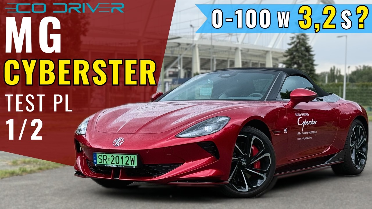 MG Cyberster 2026 - TEST PL [1/2] | 510 KM i drzwi jak w Lambo! Najbardziej szalone MG? Polski test