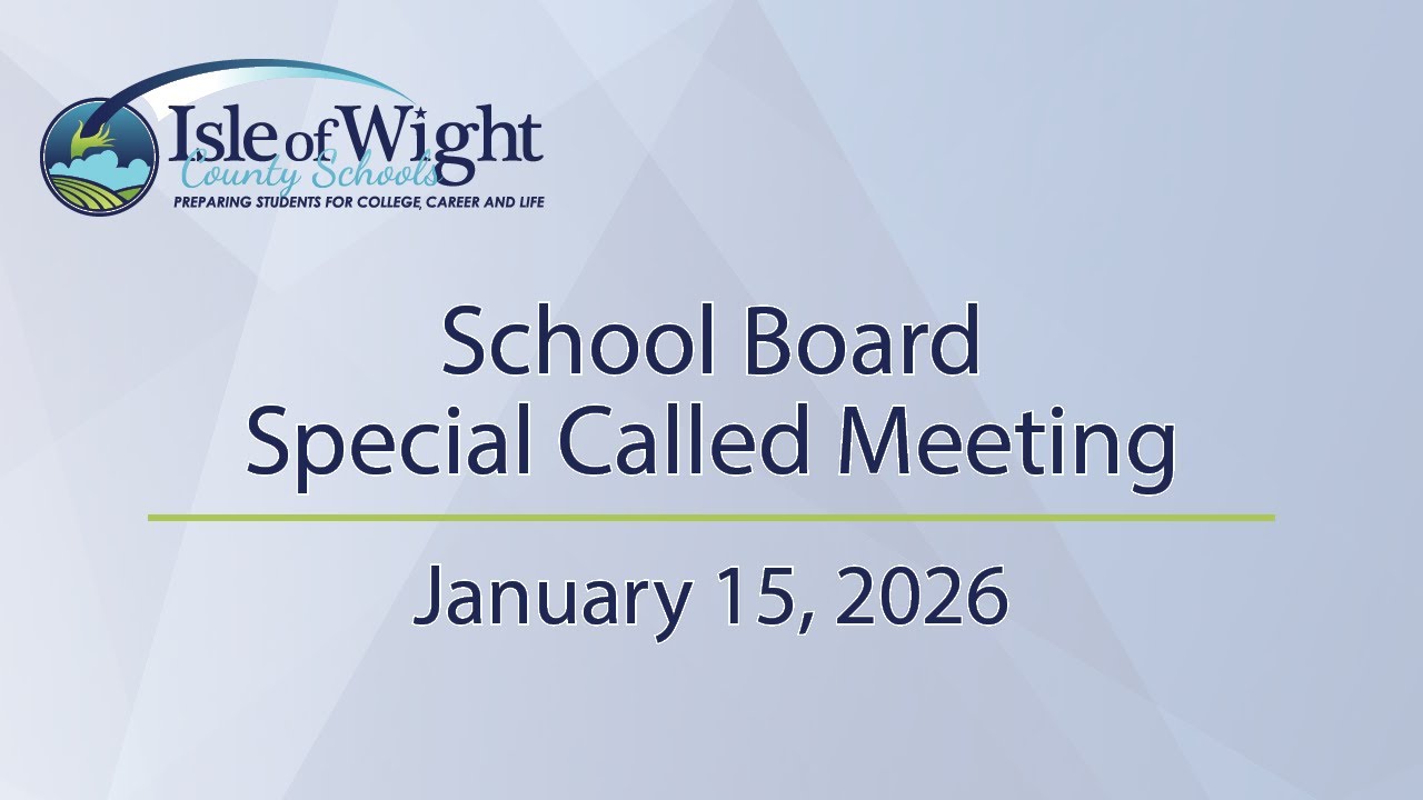 School Board Reorganization Meeting 1/15/2026