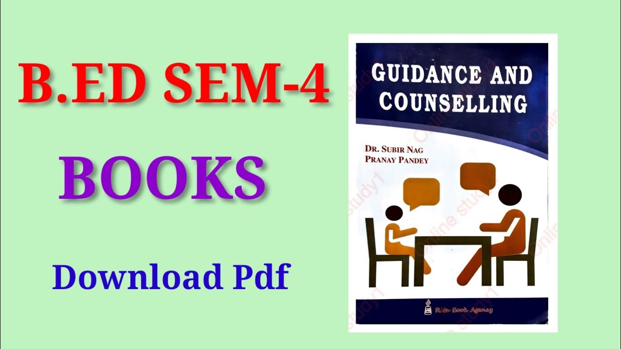 b.ed sem-4 book pdf kaha se download kare ?