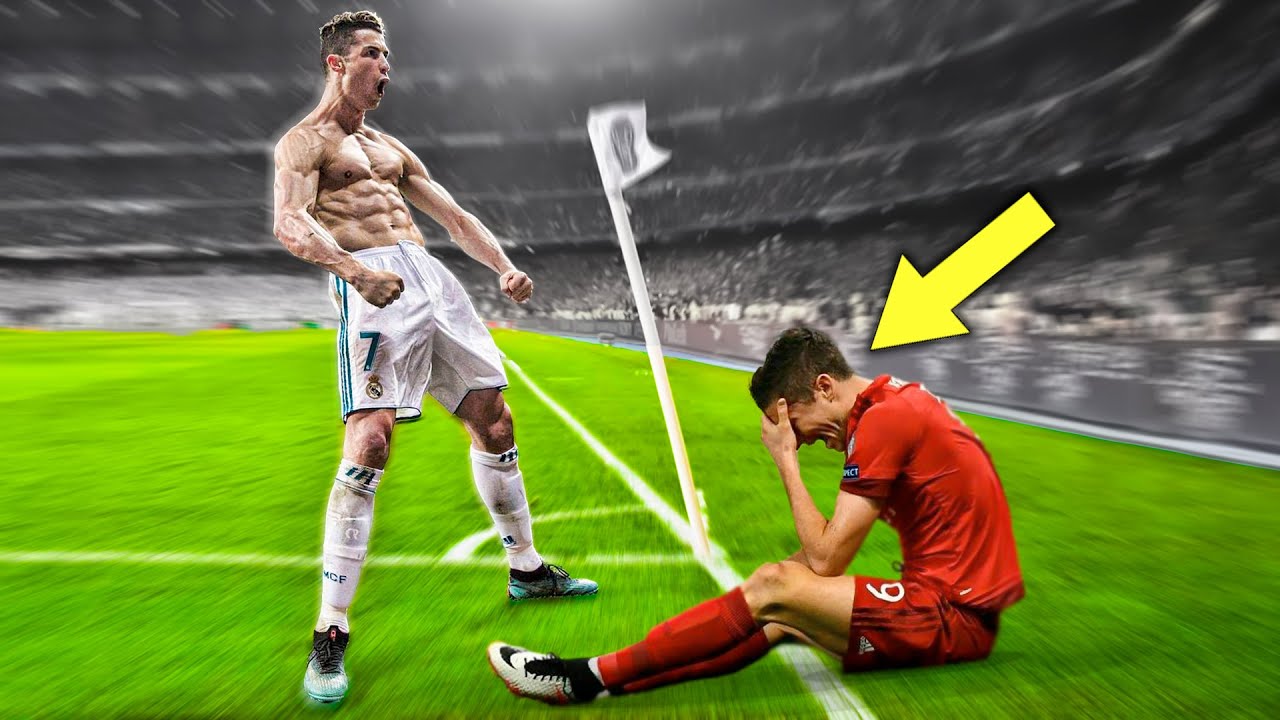 O dia que Cristiano Ronaldo mostrou para Lewandowski quem &eacute; que manda! CR7 x Bayern de Munique