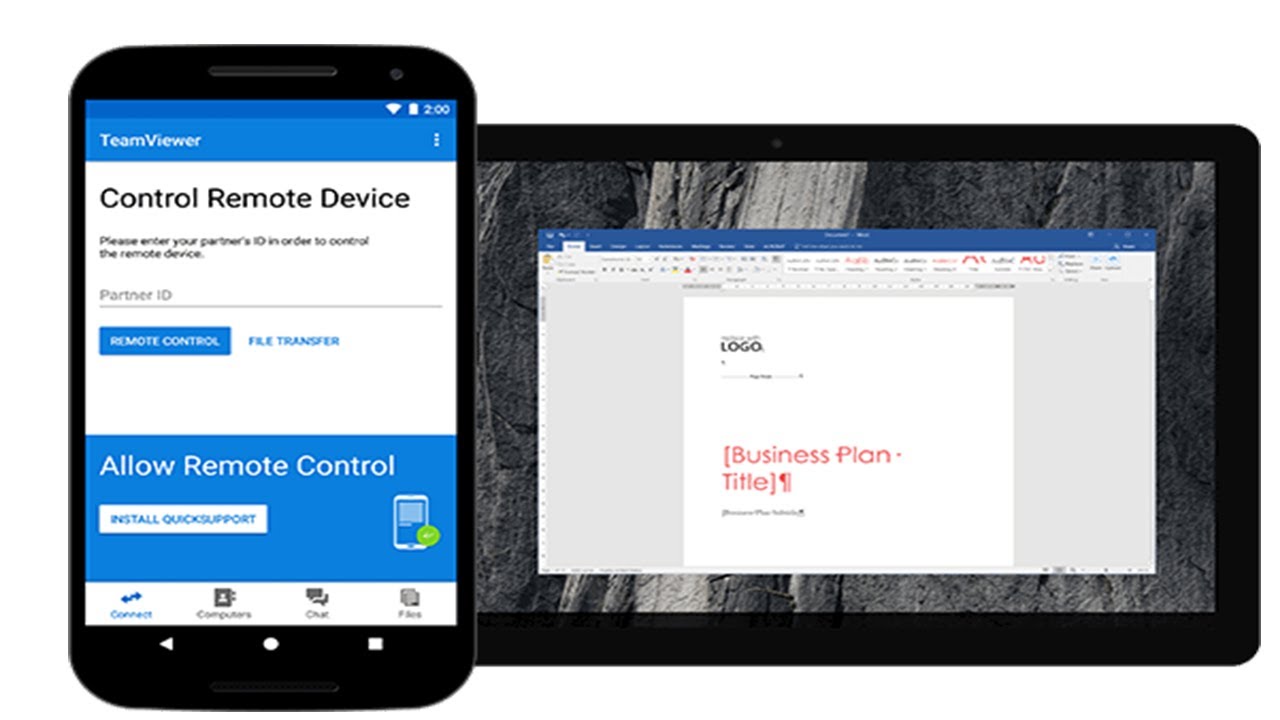 TeamViewer ile Telefondan Bilgisayarı Yönetiyoruz
