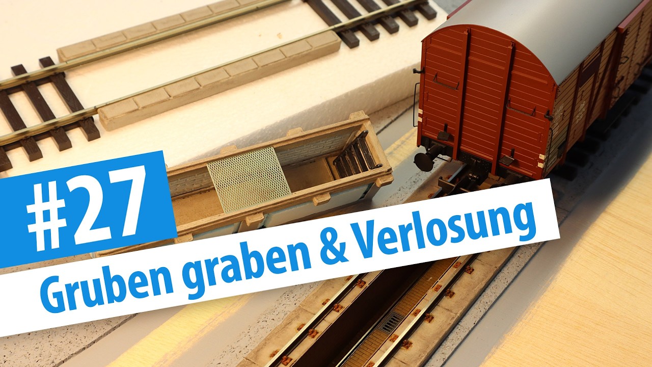 Kleine Spur 0 Anlage Teil 27: Gruben graben & Verlosung