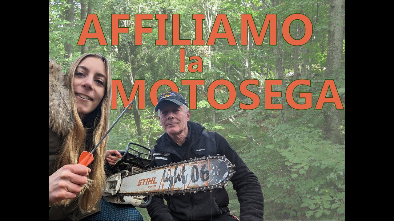Come AFFILARE A MANO la CATENA della MOTOSEGA