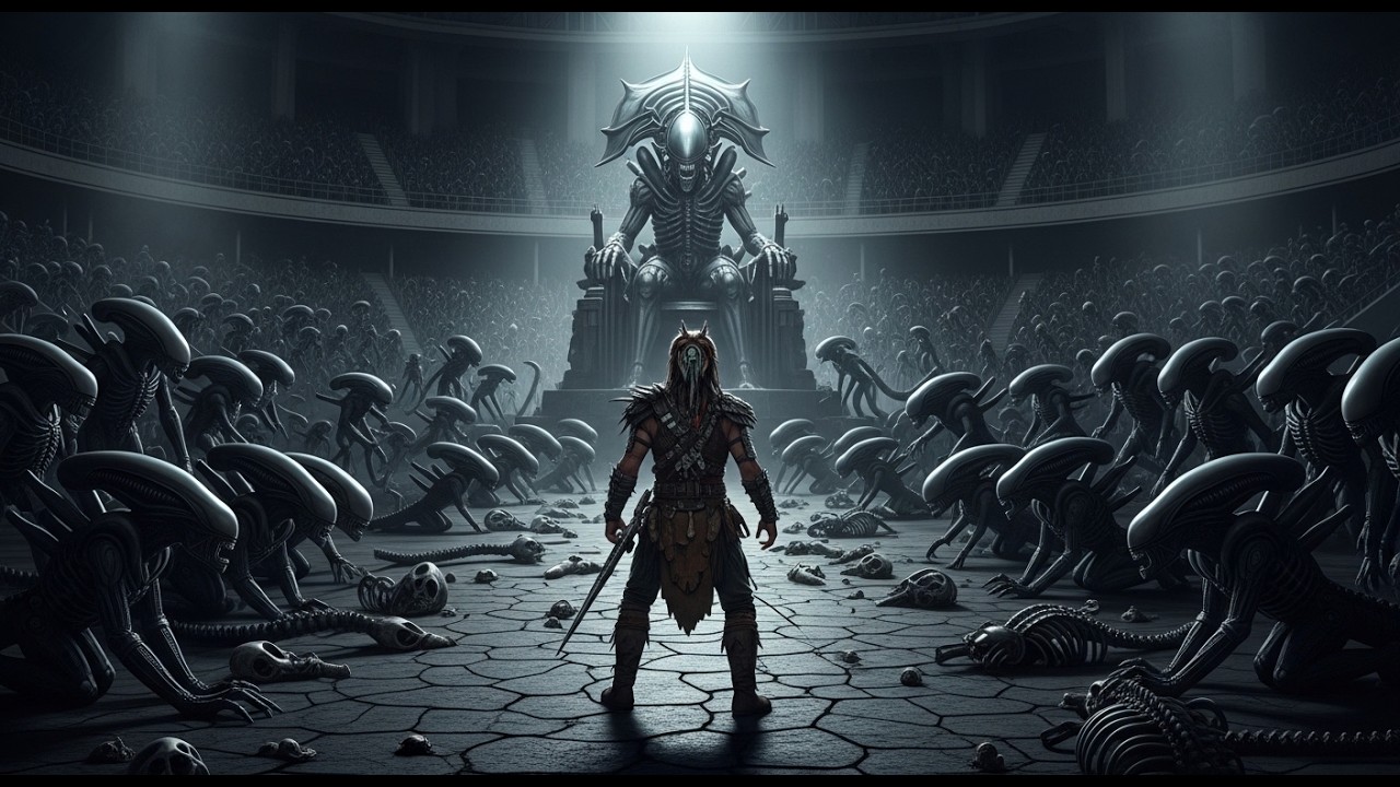 The Alien Queen and Her Army Watched Me Fight Alone and Fell Into Silence
