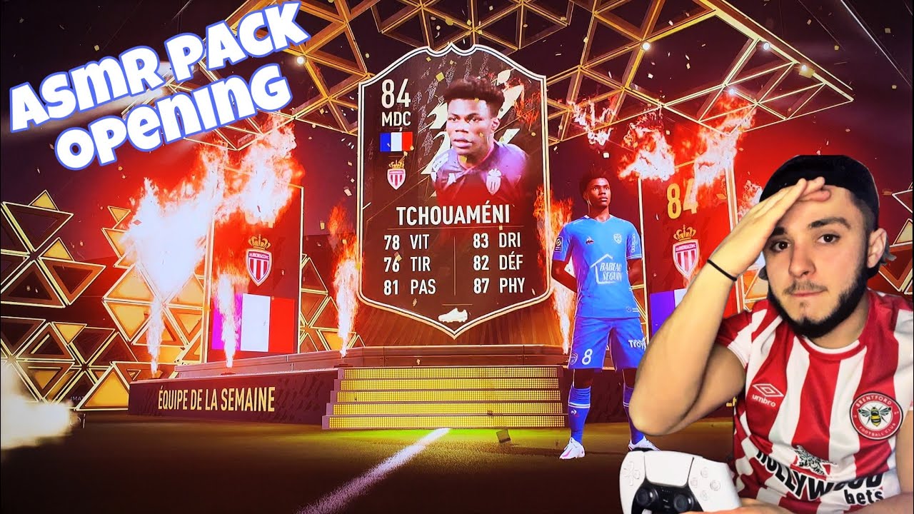 ✨ASMR~PACK OPENING SUR FIFA 22 ⚽️••bruits de manette, whispering••💤