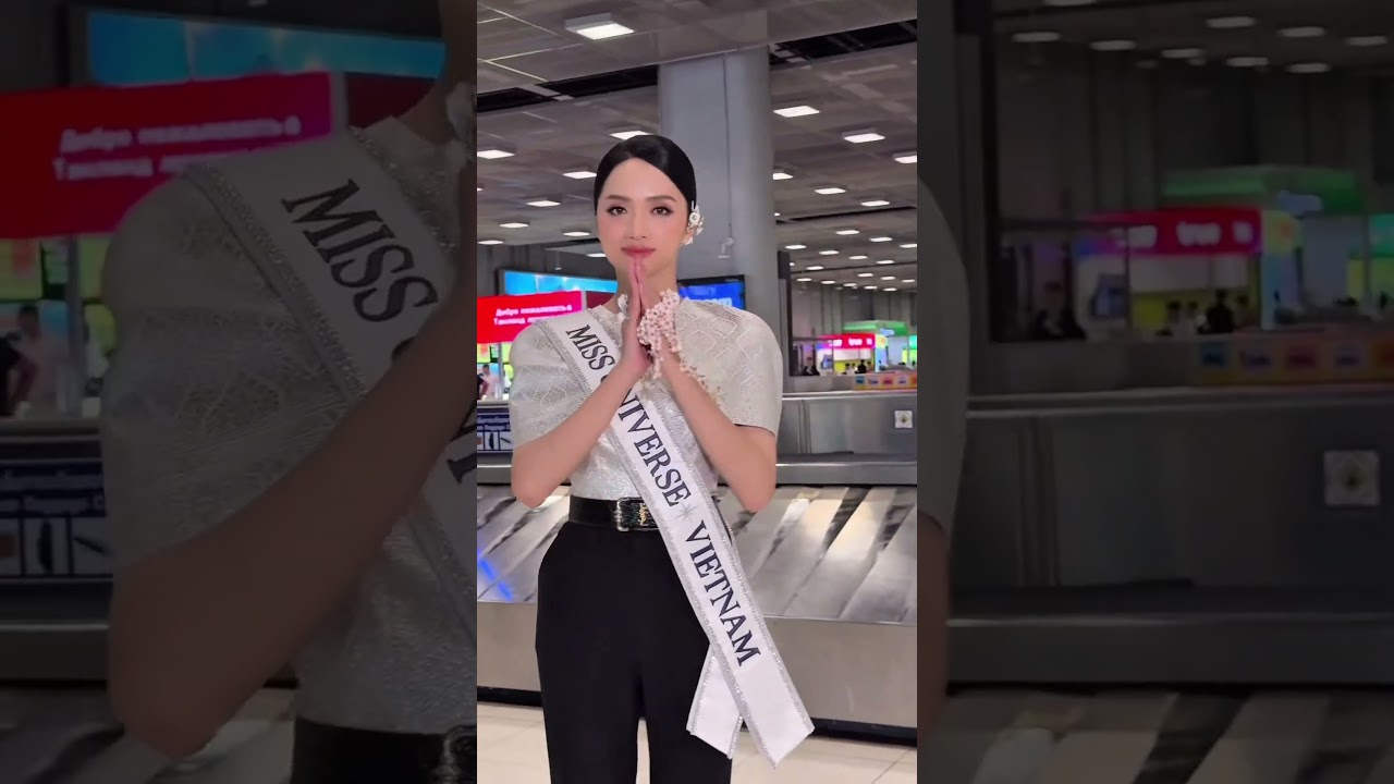 Miss Universe Vietnam 2025 - Nguyen Huong Giang has arrived in Thailand