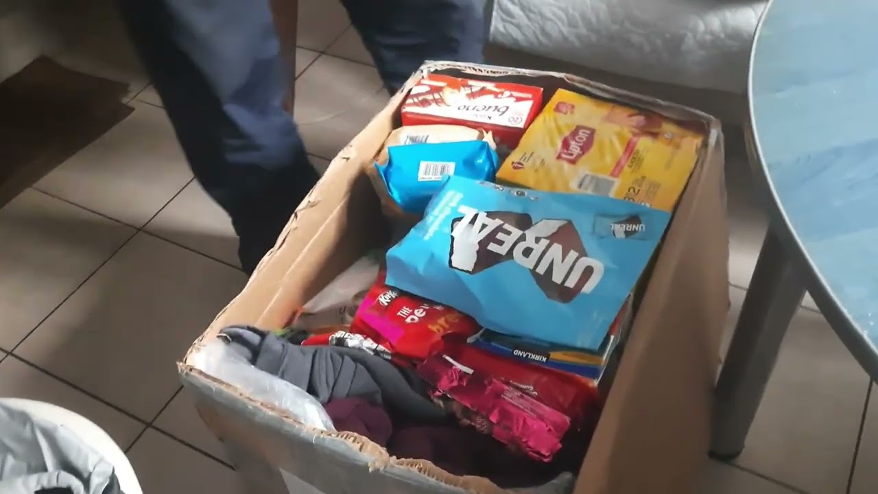 Розпаковка❤💜❤посилка від діток👨‍👩‍👧
