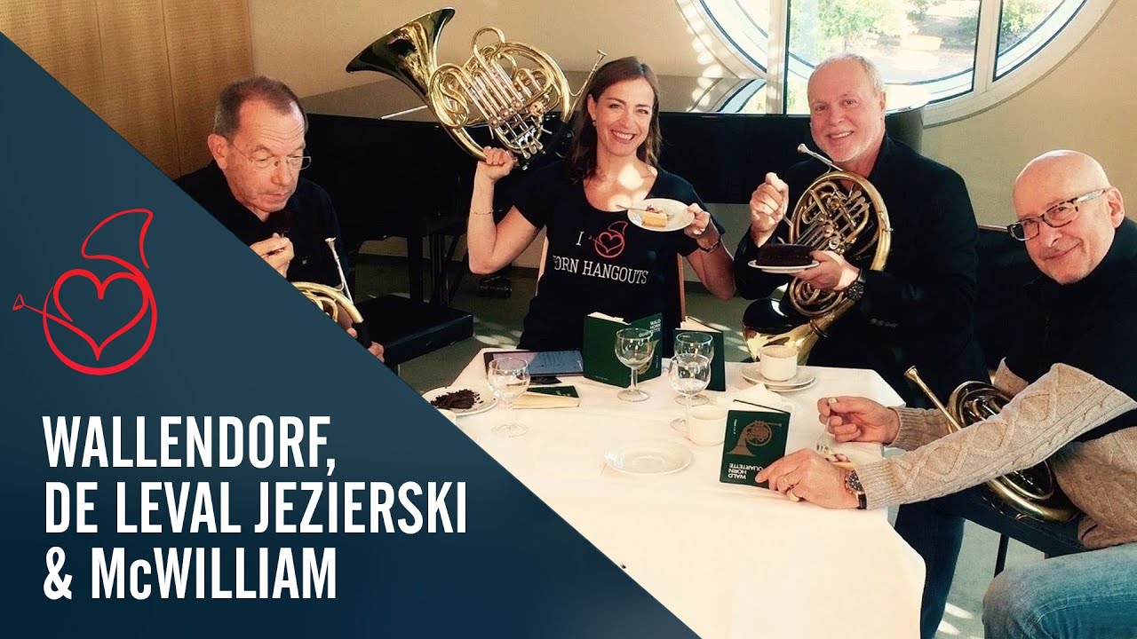 Klaus Wallendorf, Stefan de Leval Jezierski and Fergus McWilliam live on Sarah's Horn Hangouts