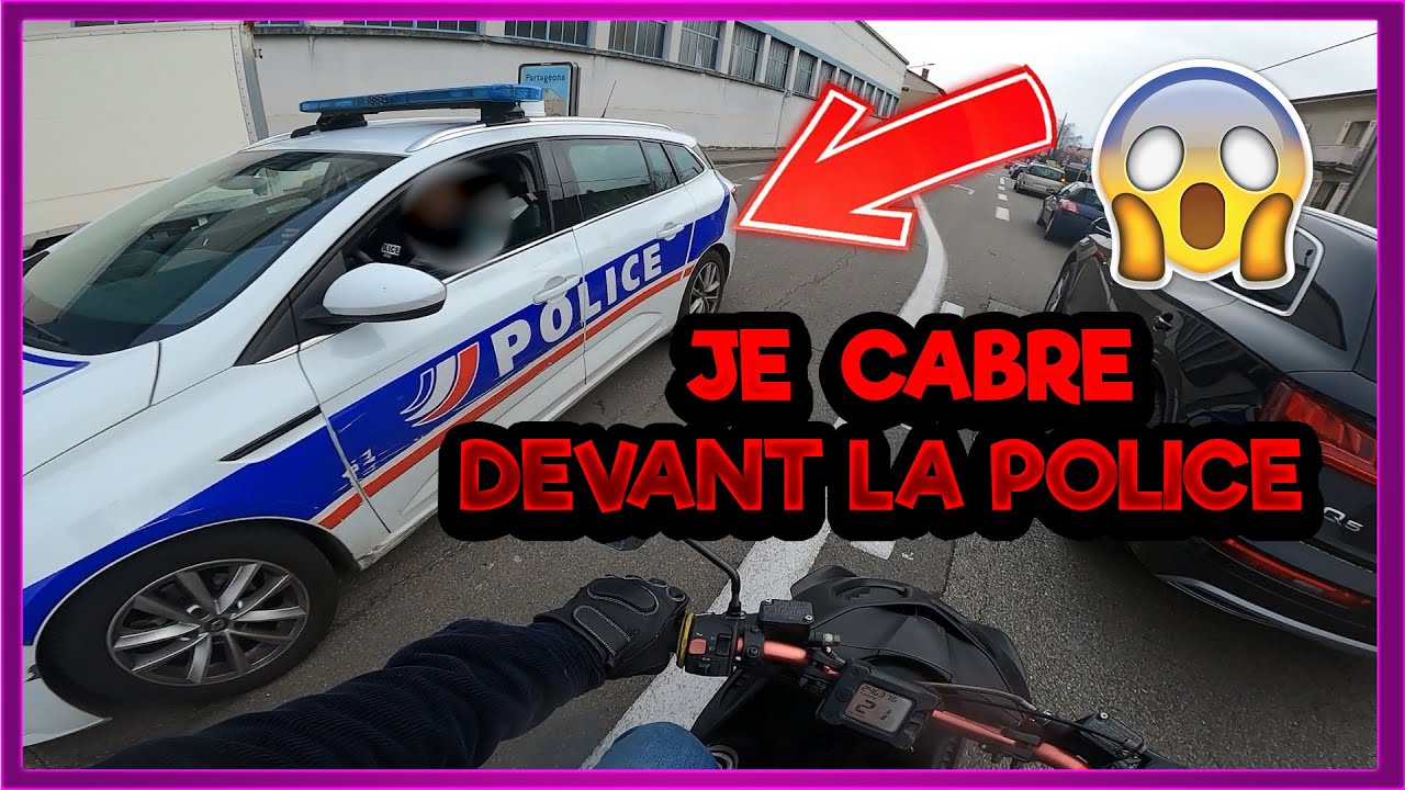 JE ME FAIS ARRETER EN TRAIN DE LEVER ! NITRO 70cc ! 🥶 LES MEILLEURE POLICIER DE FRANCE 🇫🇷❤️