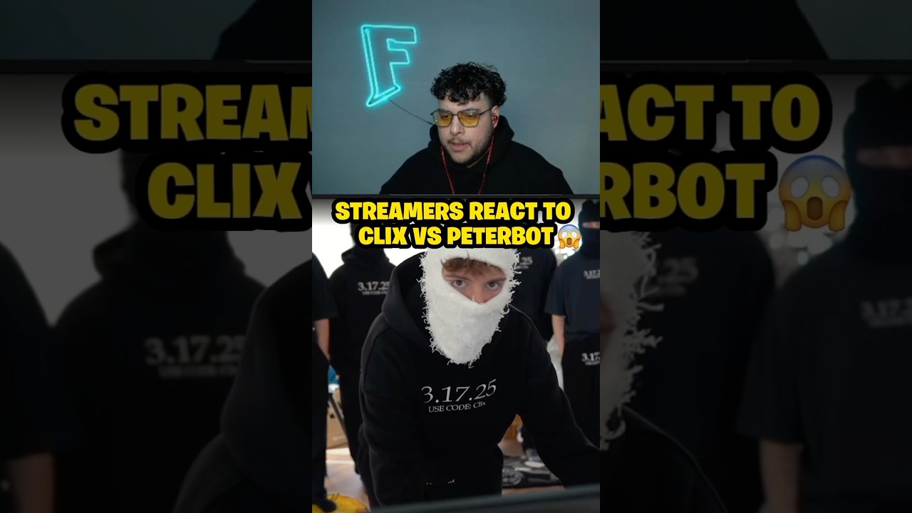 Streamers React To Clix *NEW* Announcement&hellip; 😳 | #Shorts #Fortnite #Clix #fypシ゚viral ￼