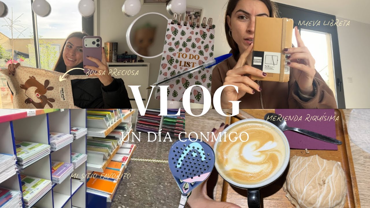 VLOG | Os enseño cómo hago mi To Do List (organización), tiendas, nueva libreta, estudiar y deporte