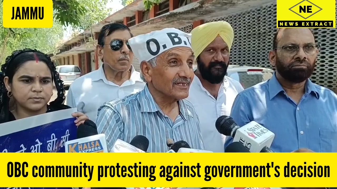 obc community is protesting against the government's decision