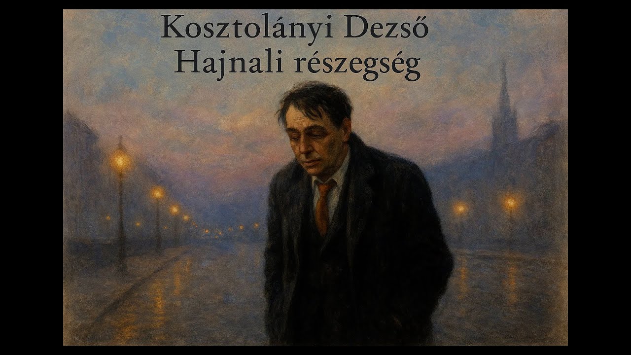 Kosztol&aacute;nyi Dezső: Hajnali r&eacute;szegs&eacute;g &ndash; Felolvas&aacute;s 3 nyelven (magyar, angol, francia)