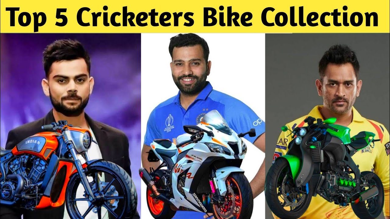 Top 5 Cricketers Bike Collection | Ms Dhoni, Sachin Tendulkar, Virat Kohli, Rohit Sharma
