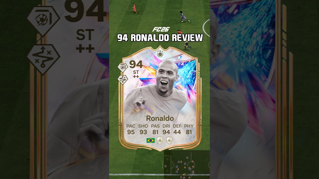 94 Icon Swap Ronaldo Review in FC 26, he's obviously worth the grind 😮&zwj;💨🔥#shorts #ronaldo #fc26 #r9