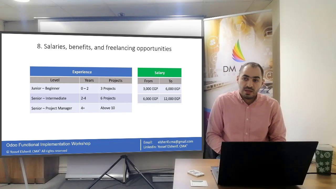Odoo Salaries, benefits, and freelancing opportunities