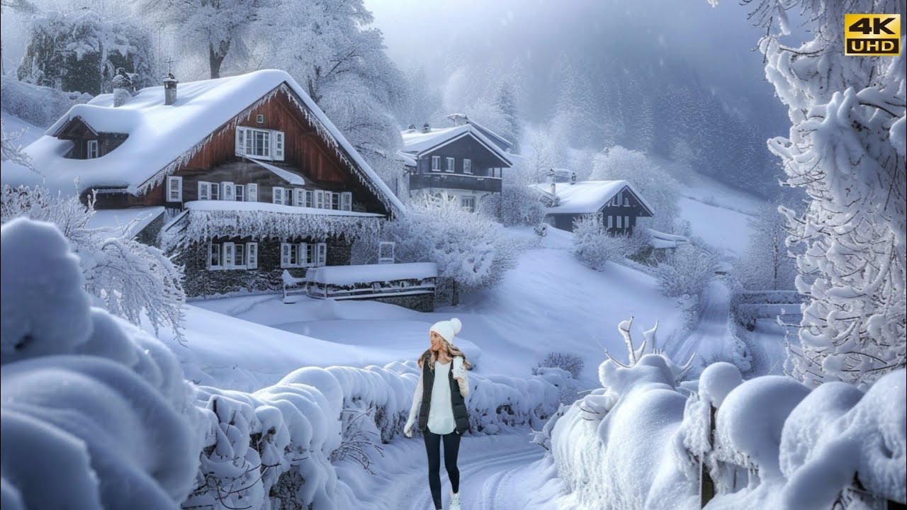 Grindelwald Snow Day | Peaceful Alpine Village Life