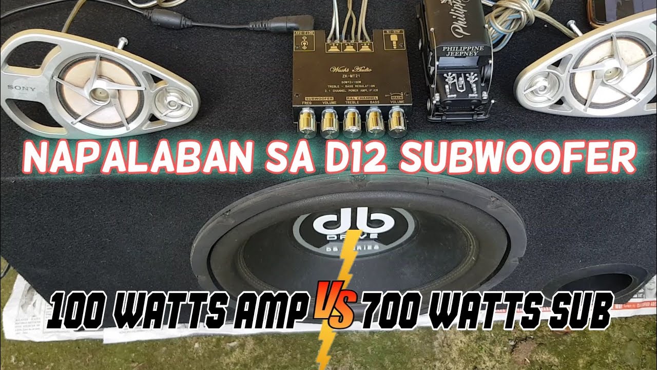 ZK MT21 100 Watts test on D12 700 watts