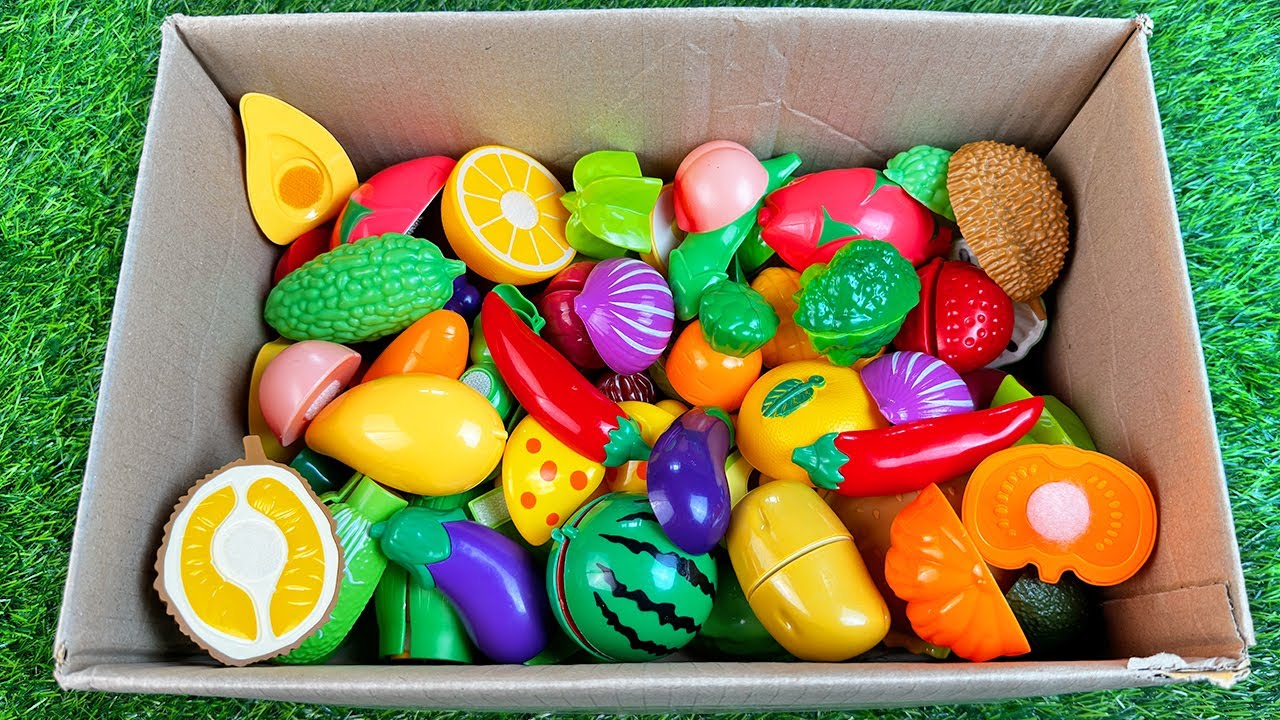 Let's Find and match the correct half of fruits and vegetables