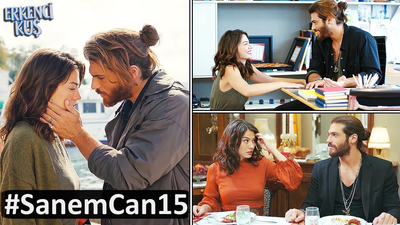 Erkenci Kuş 15. Bölüm Can❤Sanem Tüm Sahneleri