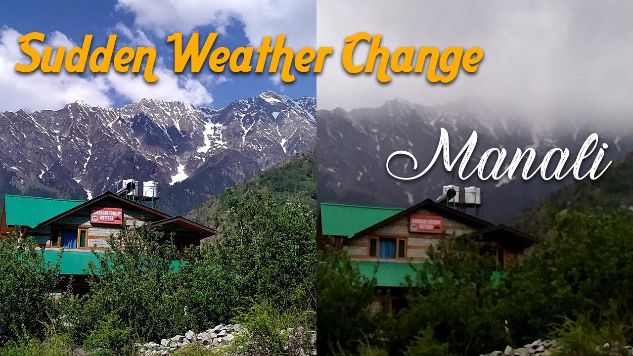 Sudden Weather Change: Rain Bring Chill Back in Manali | A Splendid Short Trip To Manali #Shorts