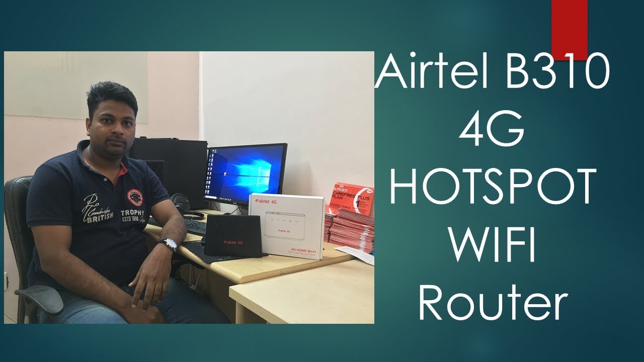 Airtel B310 4G HOTSPOT WIFI Router Unboxing | easy technique | Hindi